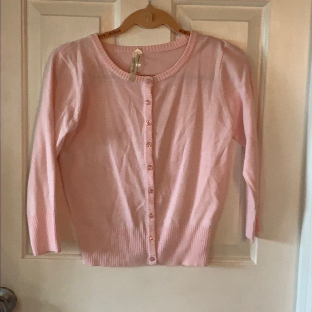 Light pink cardigan